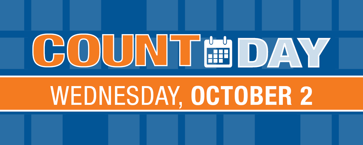 Count Day Wednesday, October 2