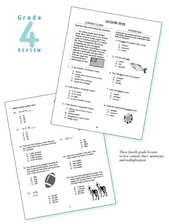 Grade 4 Sample Pages
