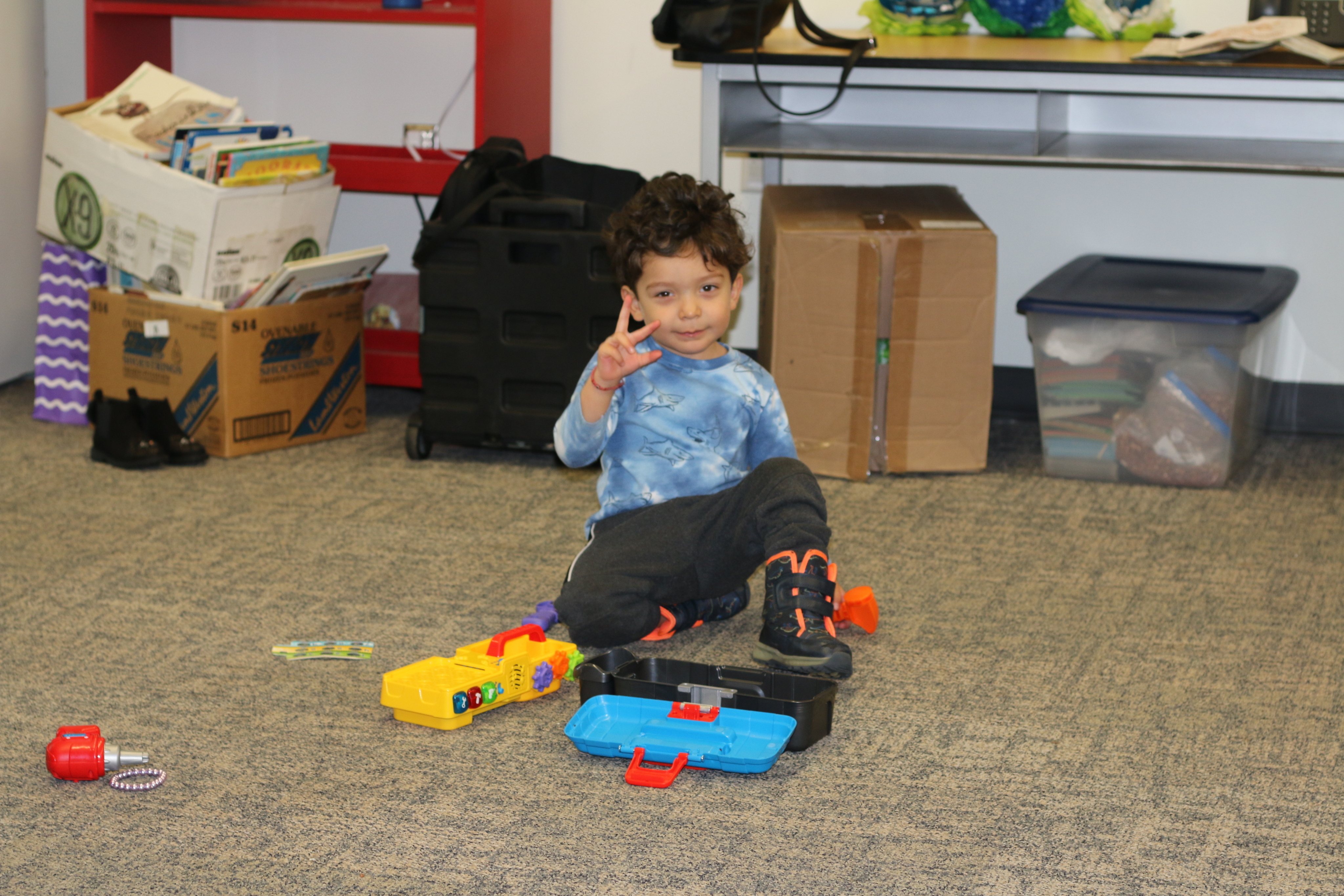 Free childcare helped parents concentrate on the tasks at hand each week.