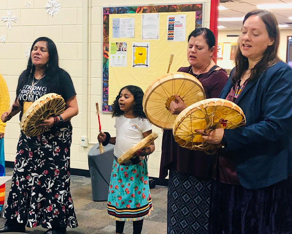 Map of Native American education programs